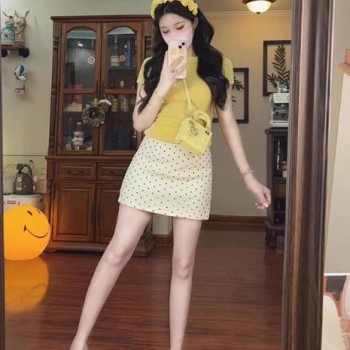 2025新款活泼减龄法式高级感甜美小香风短裙连衣裙子两件套装女夏